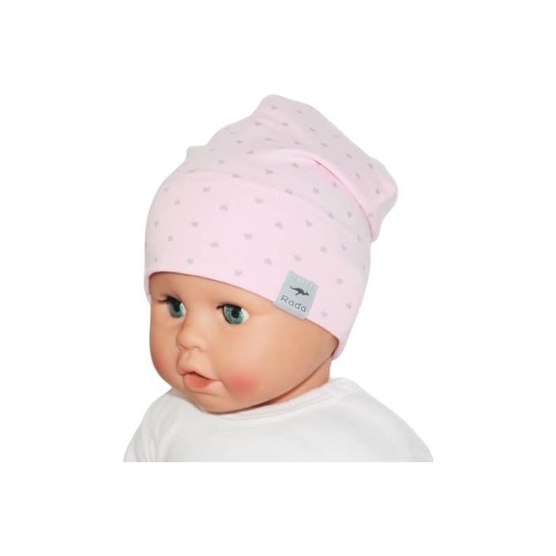 RADA Kojenecká čiapka Timo Hearts Rose 46458069