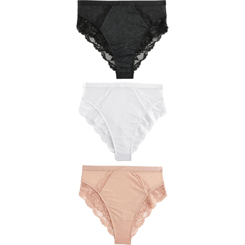 Next Nohavičky béžová / čierna / biela 63148491