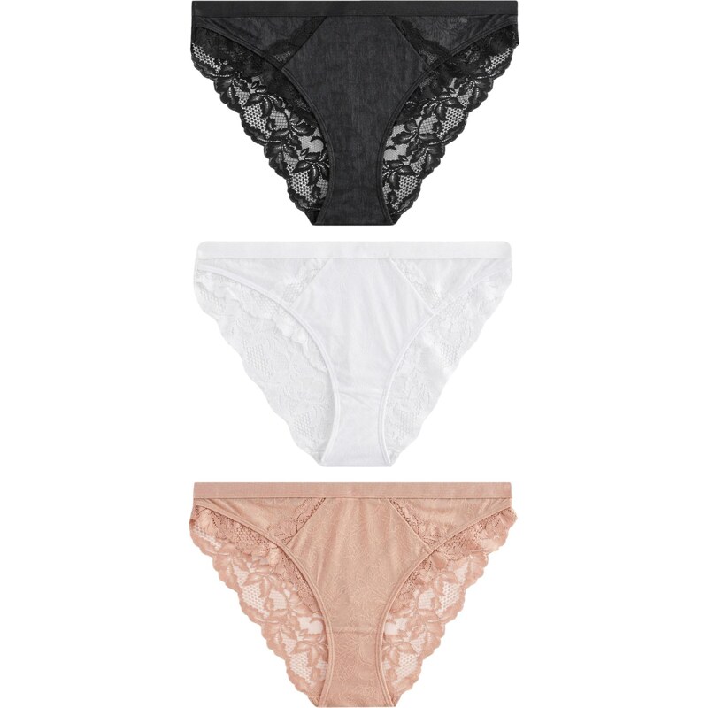 Next Nohavičky béžová / čierna / biela 63148492