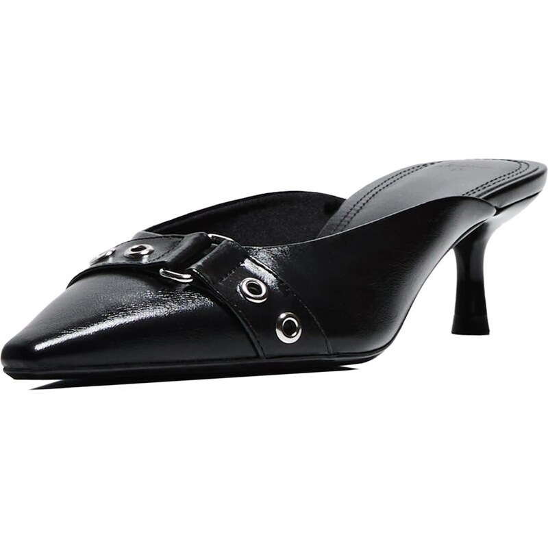 Bershka Šľapky čierna 63164935