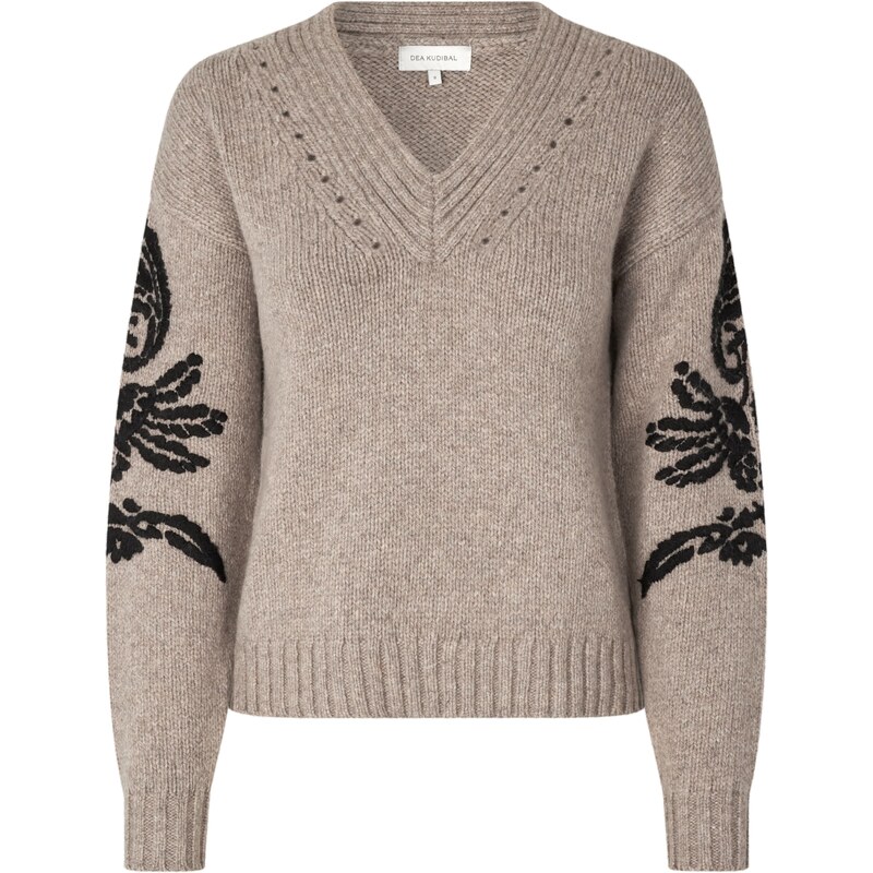 Dea Kudibal Sveter Pippadea béžová melírovaná / čierna 63066926