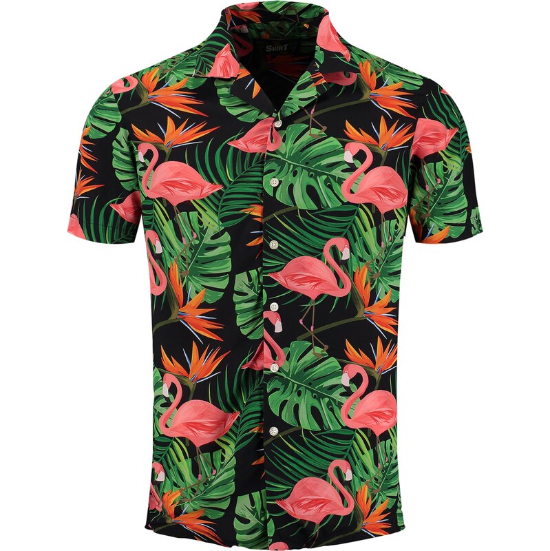 Key Largo Košeľa Keys zelená / oranžová / ružová / čierna 63067112