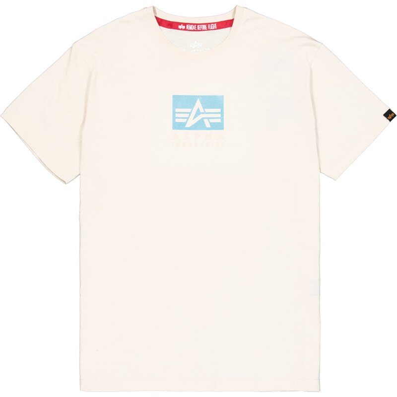 ALPHA INDUSTRIES Tričko nebesky modrá / biela 63067157