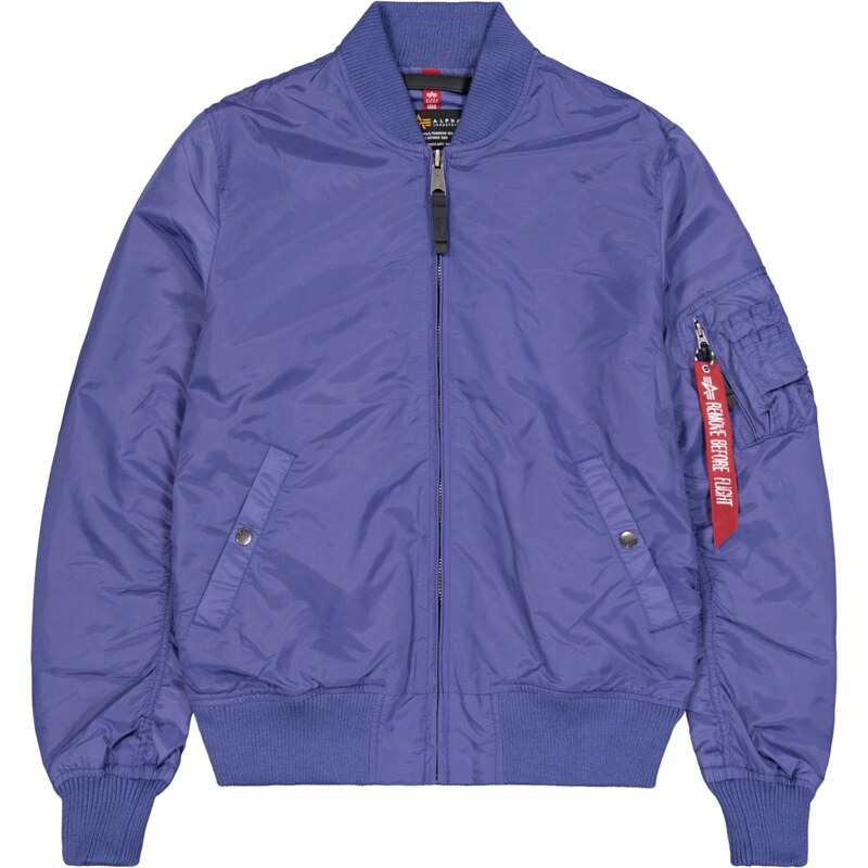 ALPHA INDUSTRIES Prechodná bunda Ma-1 Tt modrofialová / tmavočervená / 63067166