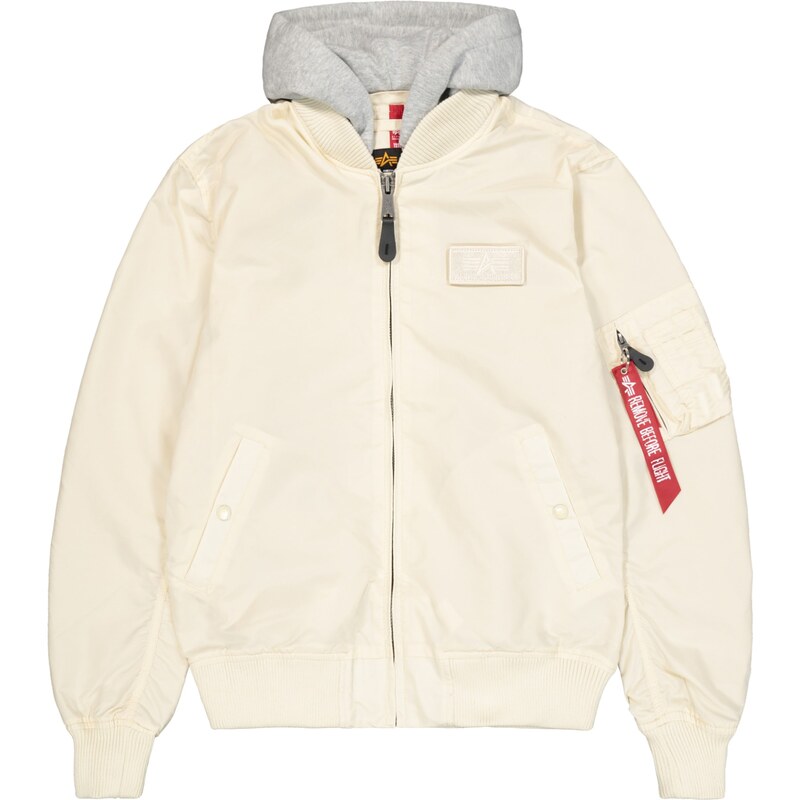 ALPHA INDUSTRIES Prechodná bunda MA-1 krémová / sivá 63067170