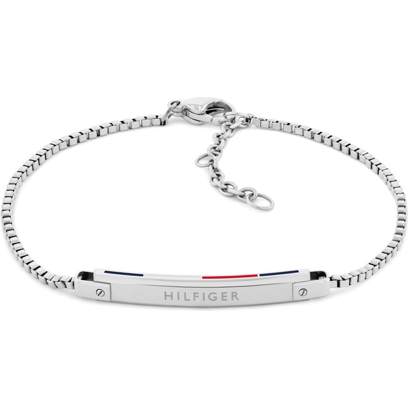 TOMMY HILFIGER Náramok LINEAR strieborná 63159124