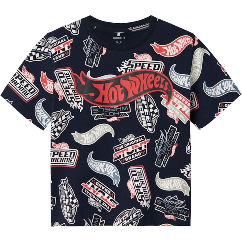 NAME IT Tričko námornícka modrá / opálová / červená / biela 63067392