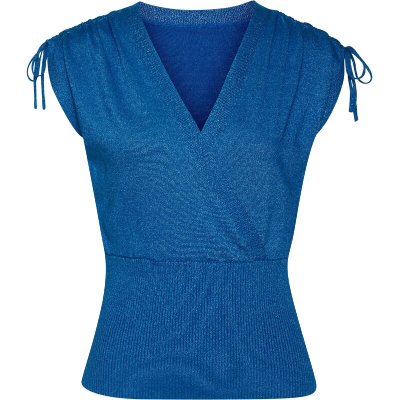 LASCANA Vyšívaný top modrá 63164214