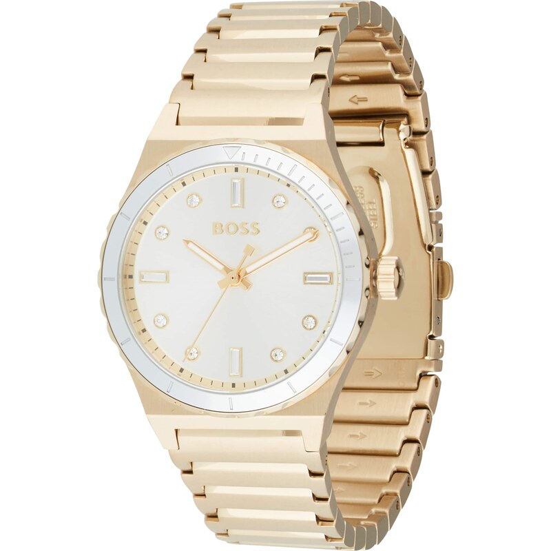 BOSS Analógové hodinky CANDOR zlatá / strieborná / priehľadná 63067998