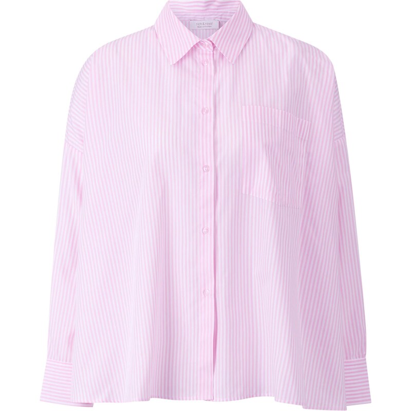 Rich & Royal Blúzka svetloružová / šedobiela 63068104