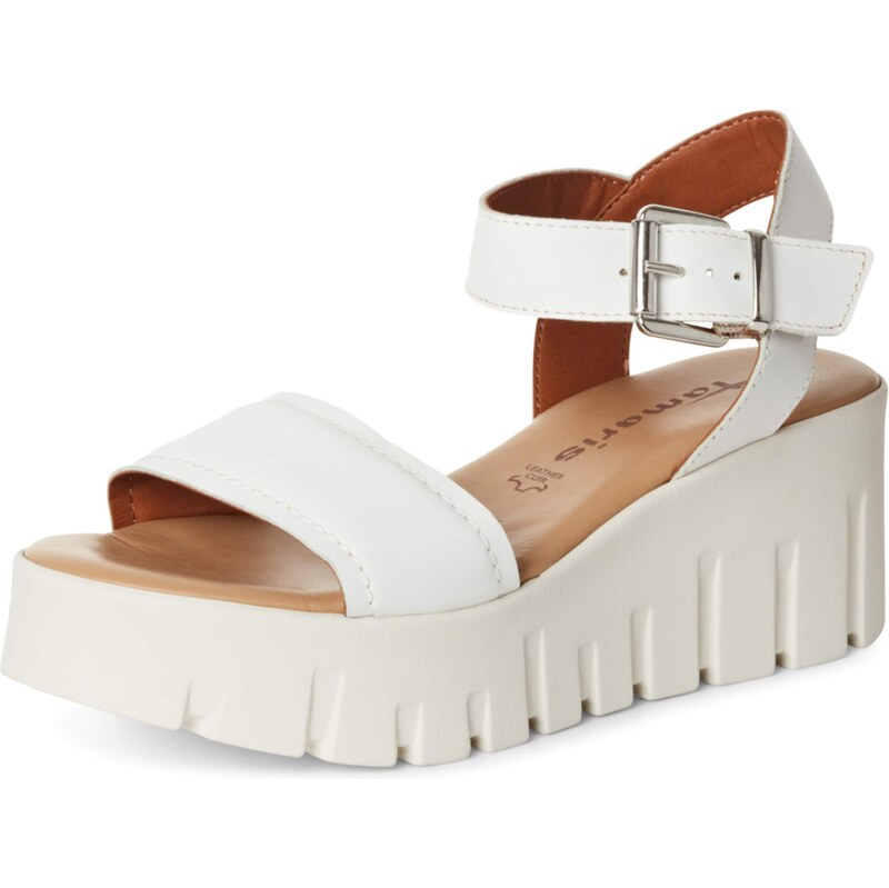 Tamaris Remienkové sandále biela 63067085