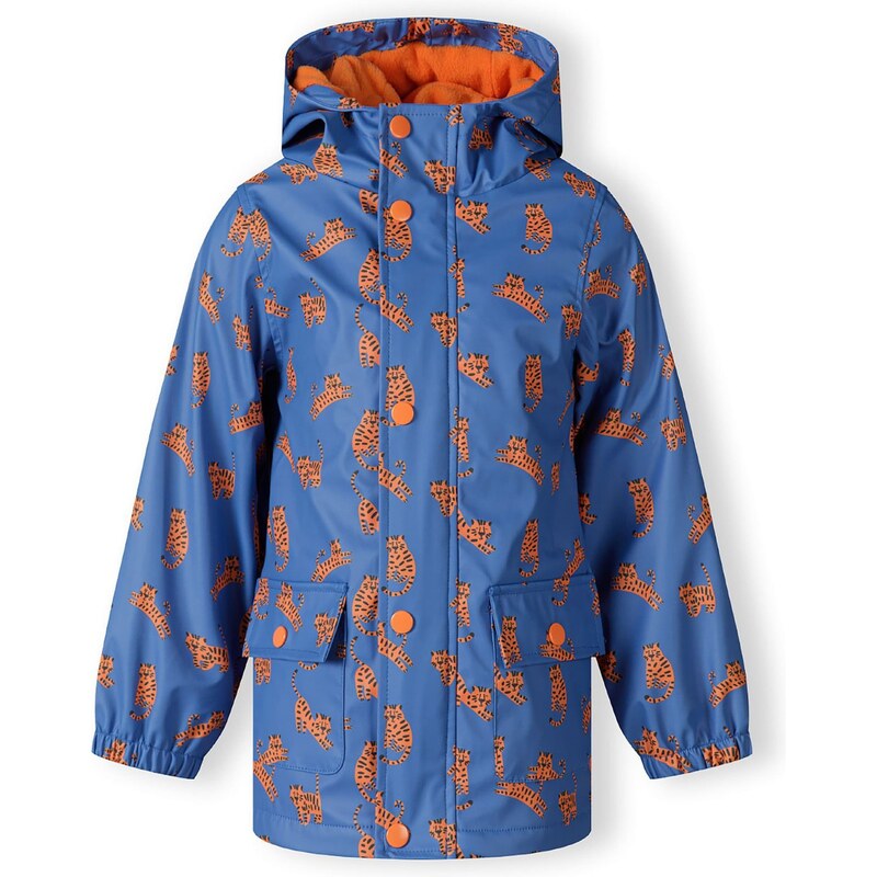 MINOTI Prechodná bunda kobaltovomodrá / oranžová / čierna 63068504