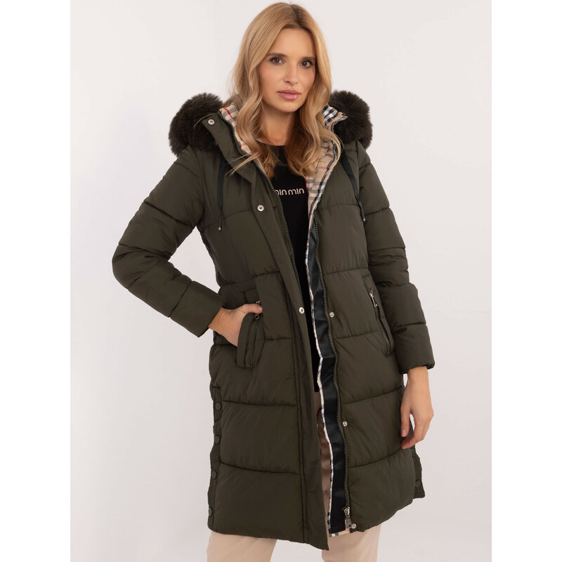 SKORP Dámska tmavozelená zimná prešívaná bunda SK-KR-HH-2406.32P-dark 59057394