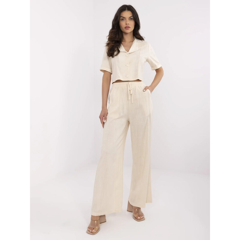 FPrice NM SP nohavice JK62585.40P svetlo béžové 63016386