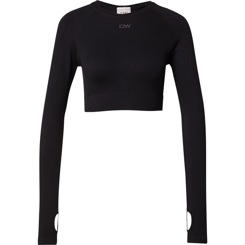 ICANIWILL Funkčné tričko sivá / čierna 63160119