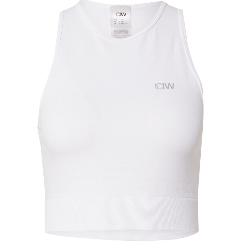 ICANIWILL Športový top Define biela 63160319