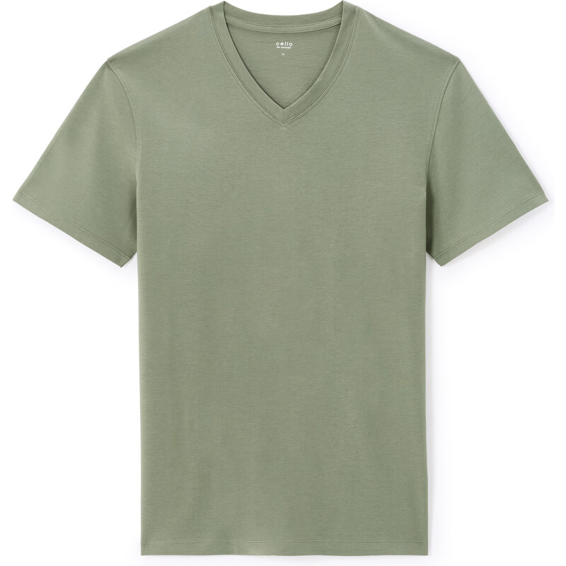 Celio Cotton T-shirt Debasev - Mens 64680316