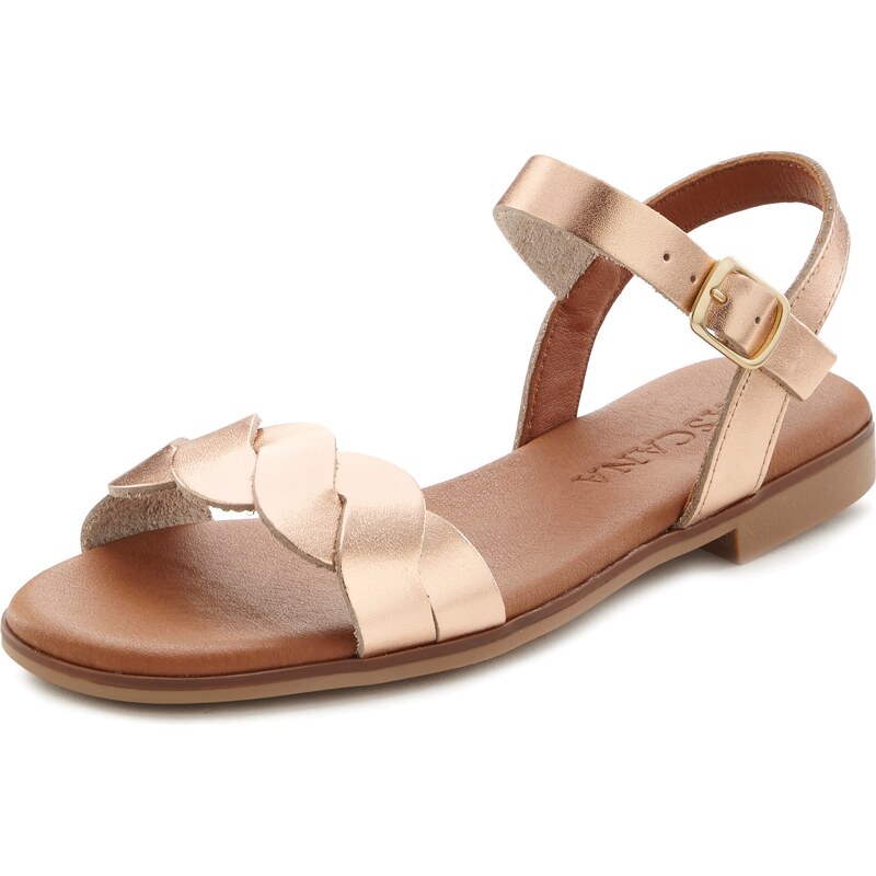 LASCANA Sandále svetlohnedá 63067259