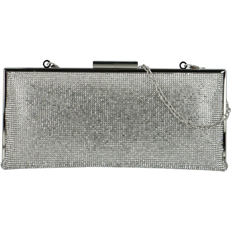 Dámska listová kabelka strieborná - Michelle Moon Pelagie strieborná 63053094