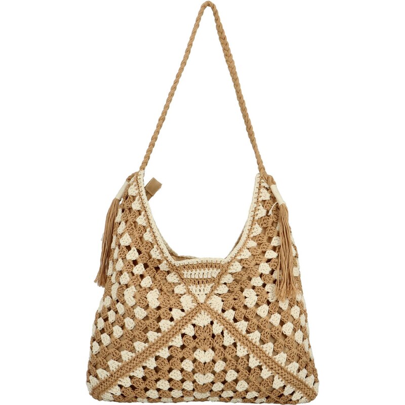 Dámska kabelka cez rameno béžovo/krémová - MaxFly Sába béžová 63073786