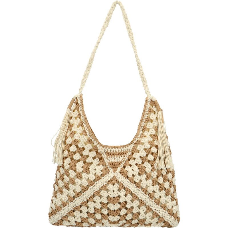 Dámska kabelka cez rameno krémovo/béžová - MaxFly Sába krémová 63073787