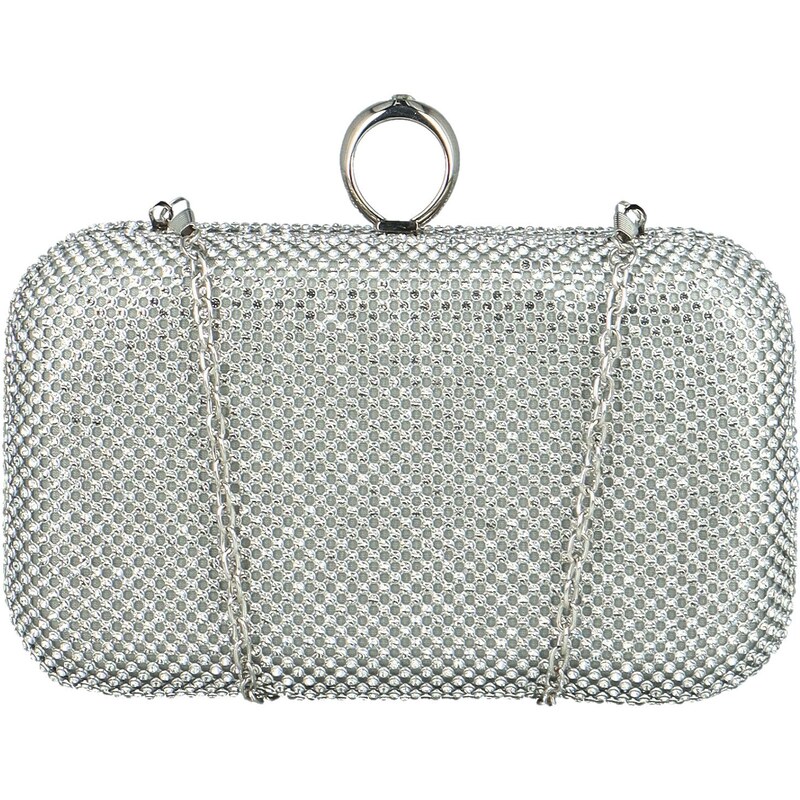 Dámska listová kabelka strieborná - Michelle Moon Lirid strieborná 63073779