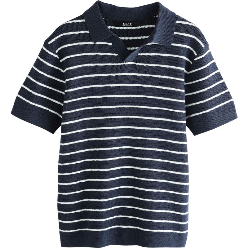 Next Sveter námornícka modrá / biela 63162773