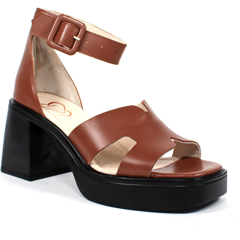 Secretshoes Sandále na hrubom opätku 63023425