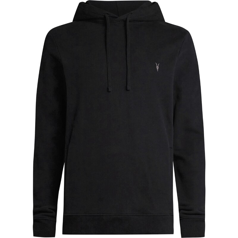 AllSaints Tepláková bunda Raven sivá / čierna 51118676