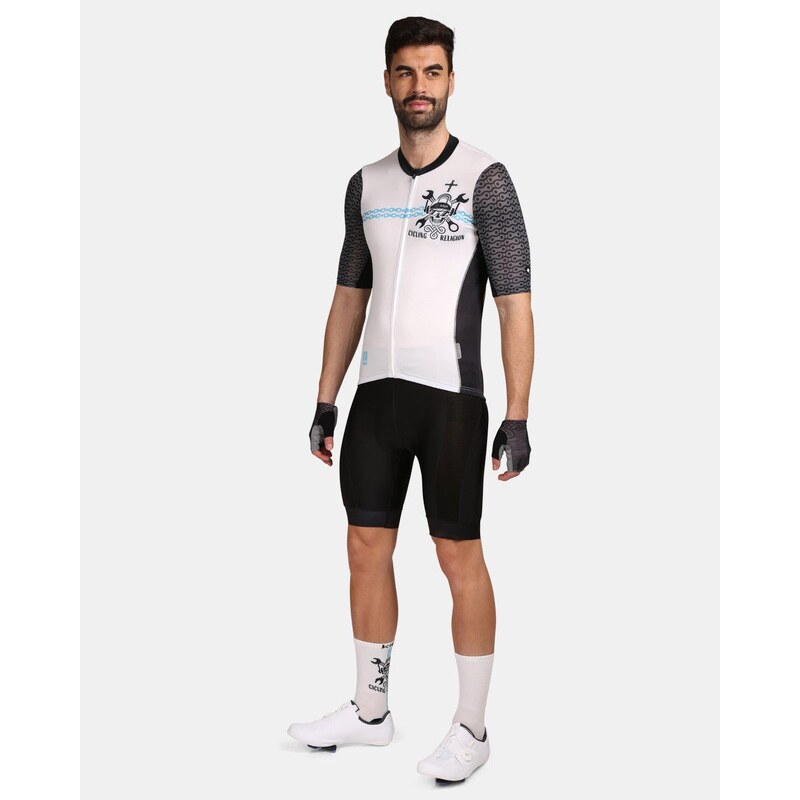Pánsky cyklistický dres Kilpi RIVAL-M biela 42739612