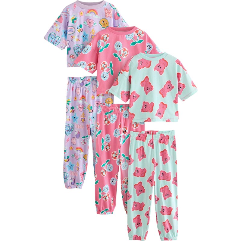 Next Pyžamo mätová / svetlofialová / ružová 63067566