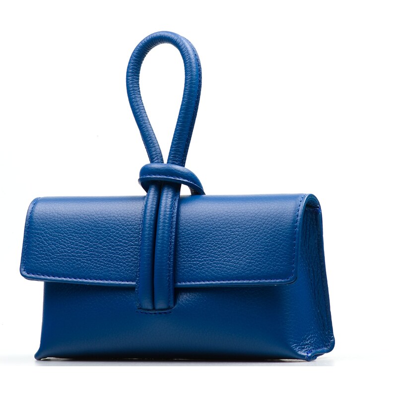 Blaire Kožená kabelka Valerie modrá 68554142