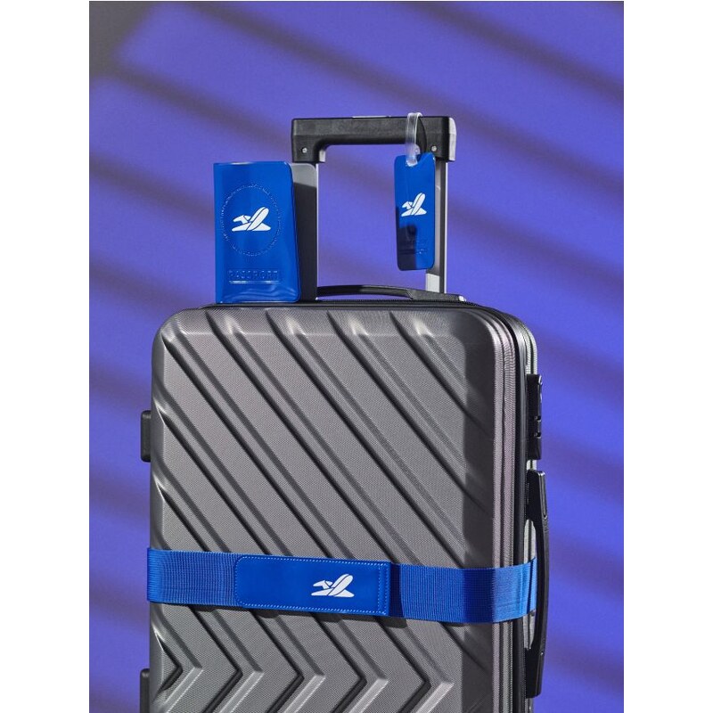 Sinsay - Cestovná súprava: menovka, popruh na batožinu a obal na pas - 65743785