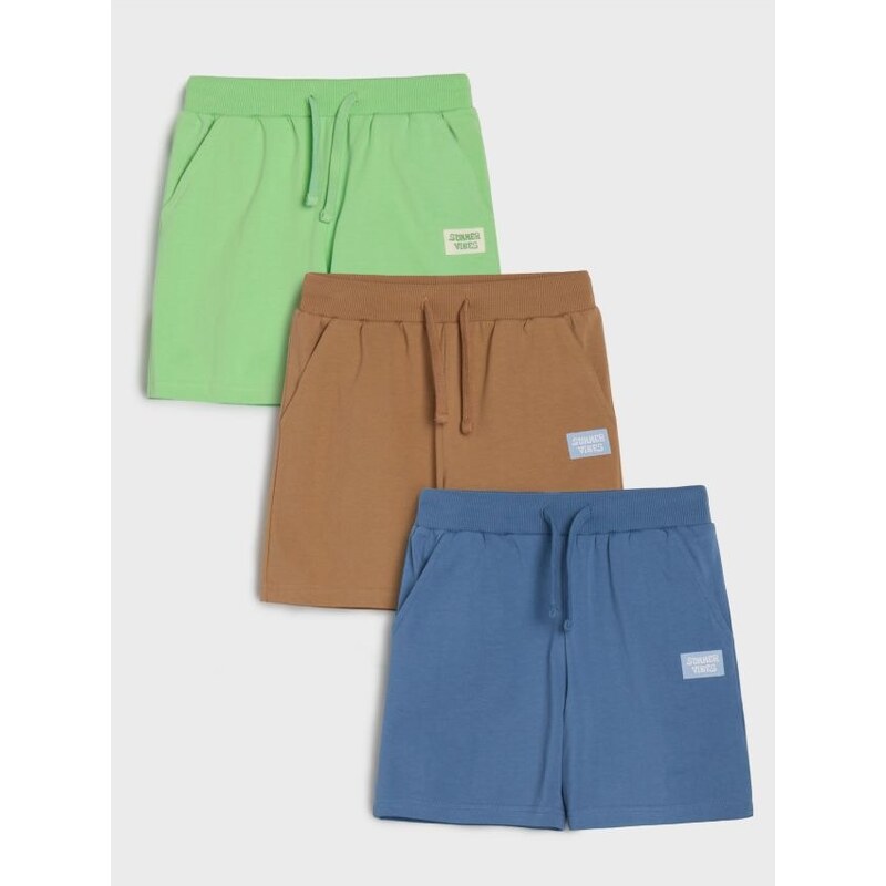 Sinsay - Súprava 3 šortiek - béžová 65755625