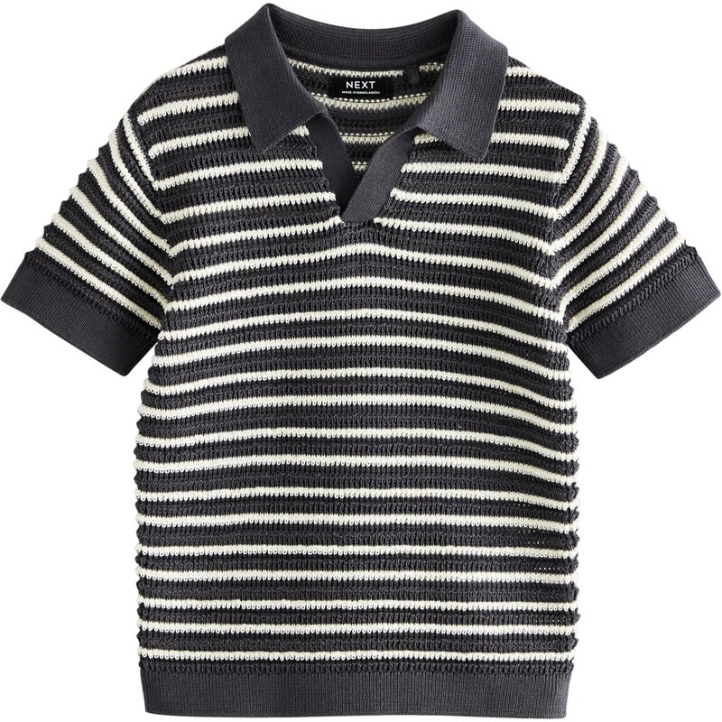 Next Tričko sivá / biela 63067516