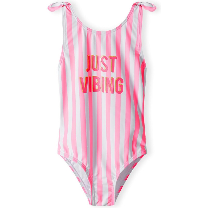 MINOTI Jednodielne plavky svetloružová / červená / šedobiela 63068487