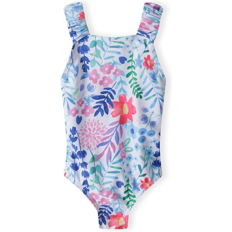 MINOTI Jednodielne plavky modrá / svetlomodrá / zelená / biela 63068495