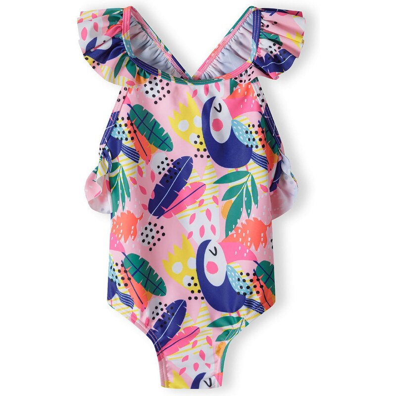 MINOTI Jednodielne plavky zafírová / ružová / svetločervená / biela 63068511