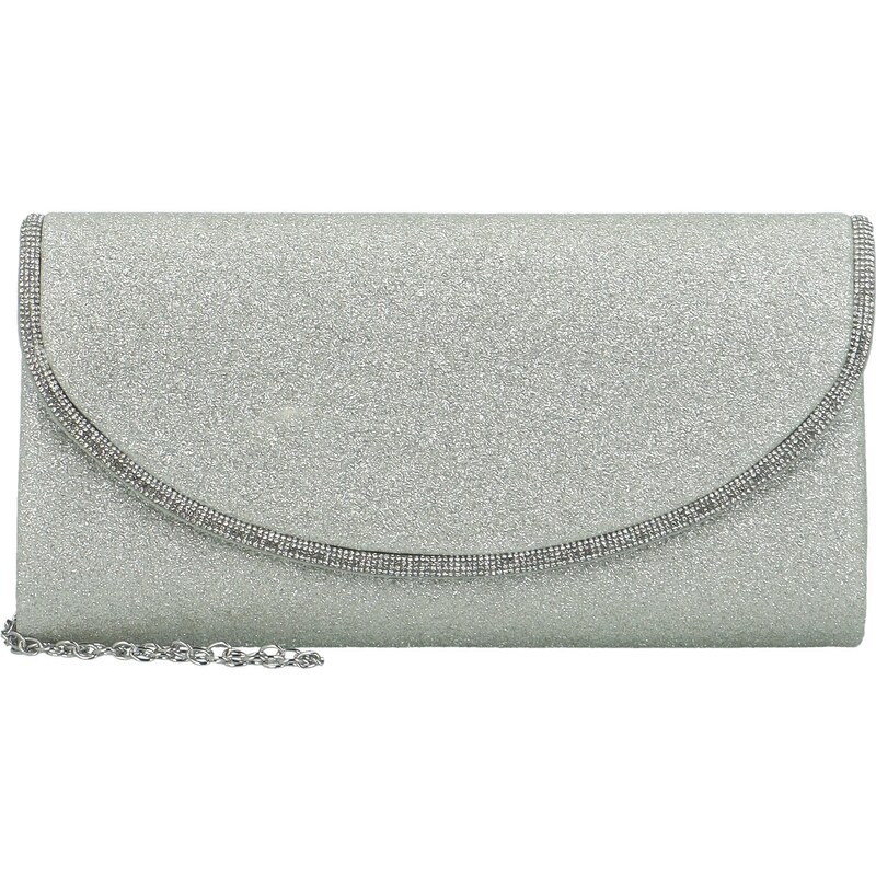 Dámska listová kabelka strieborná - Michelle Moon Anslie strieborná 63073746