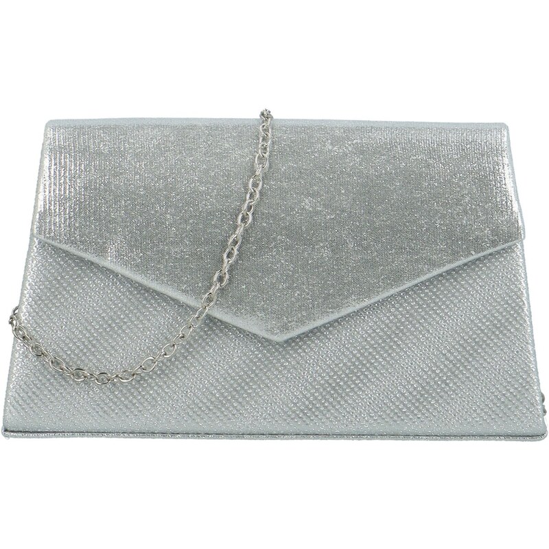 Dámska listová kabelka strieborná - Michelle Moon Doana strieborná 63073756