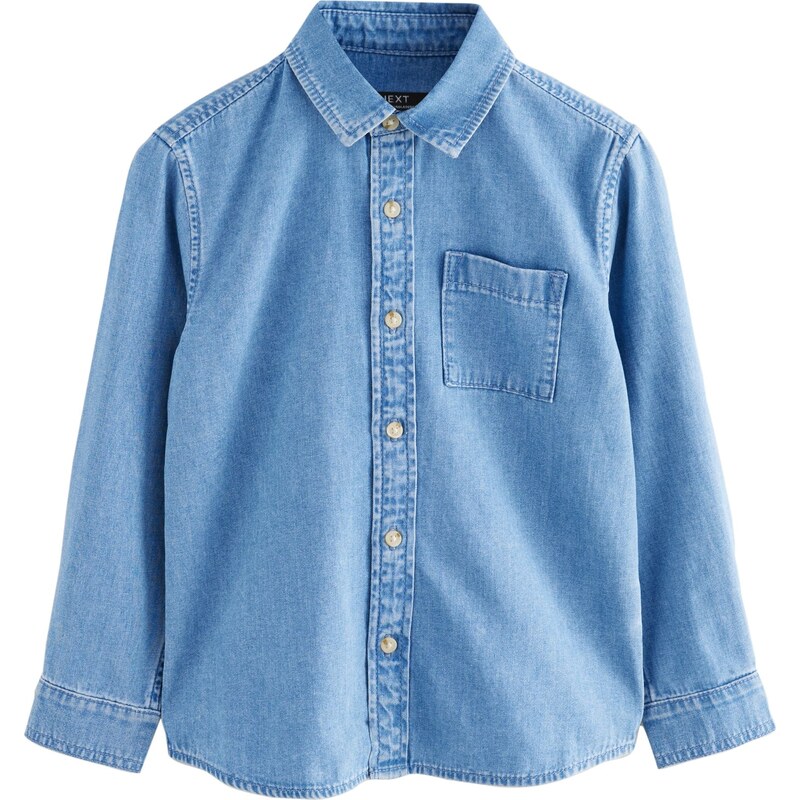 Next Košeľa modrá denim 65852918