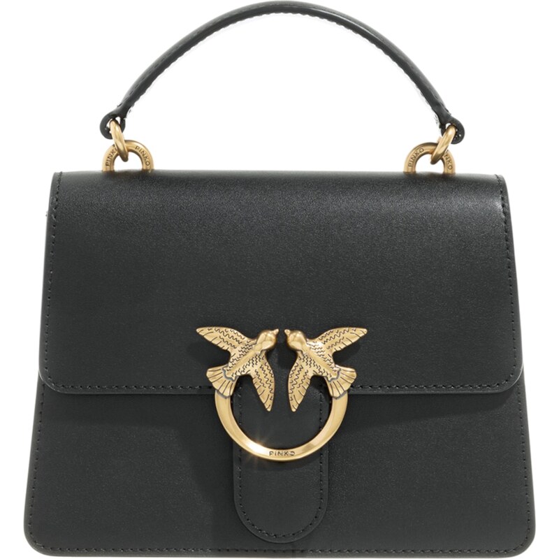 PINKO Kabelka Love zlatá / čierna 39308402