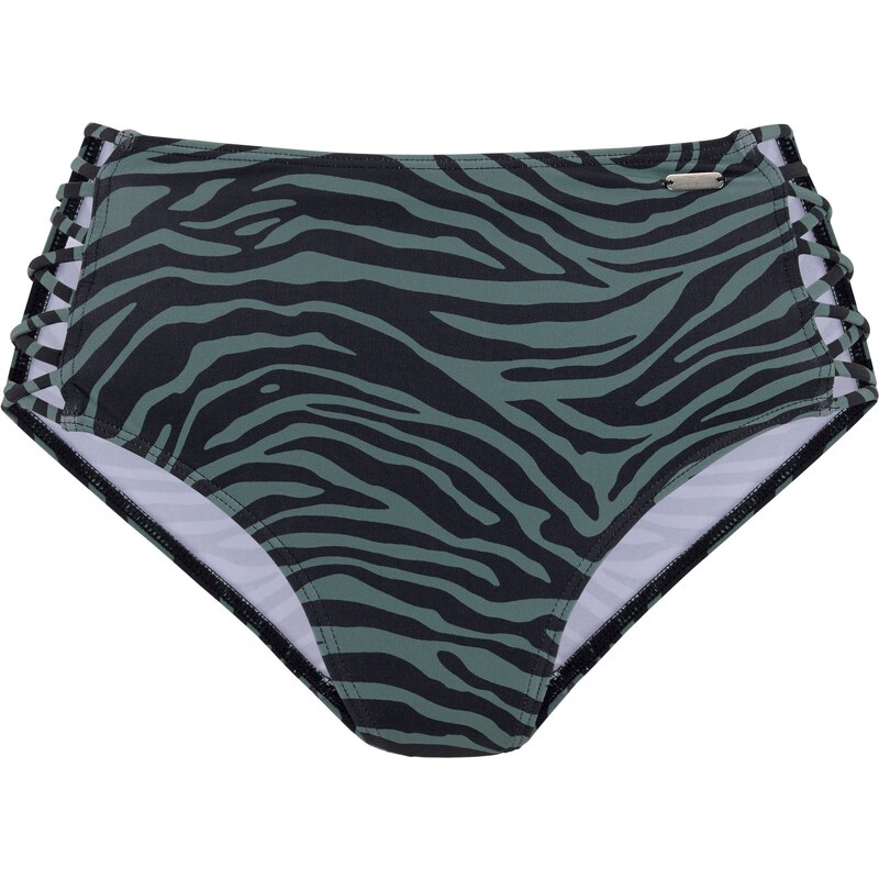 VENICE BEACH Bikinové nohavičky olivová / čierna 63156439