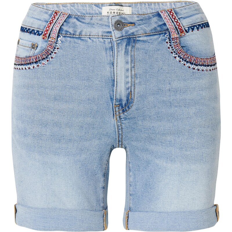 KOROSHI Džínsy svetlomodrá 63167871