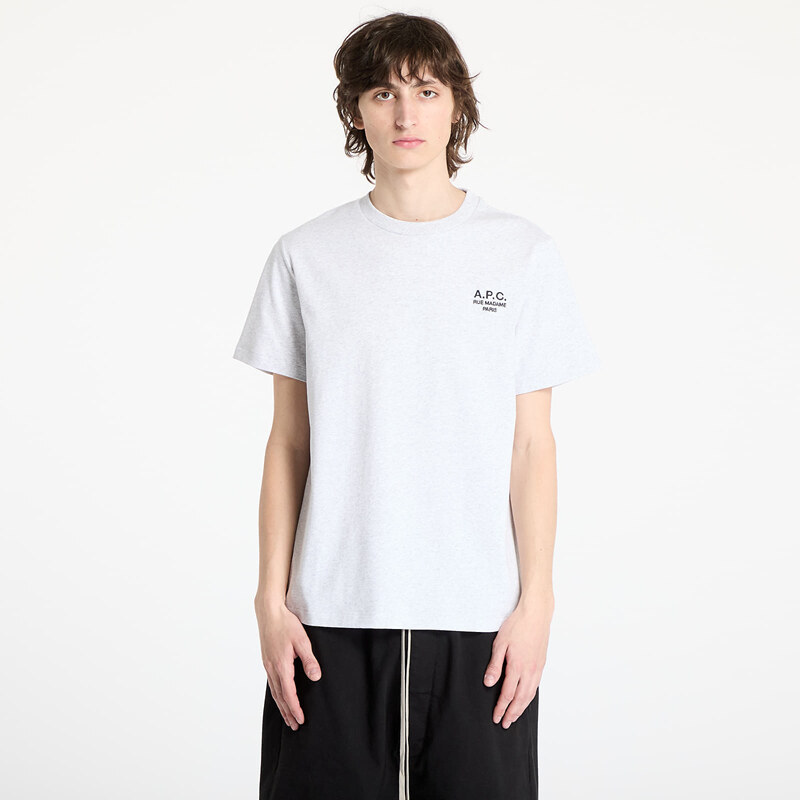 Tričko A.P.C. Standard Rue Madame T-Shirt UNISEX Heather Grey/ Black L 62039382