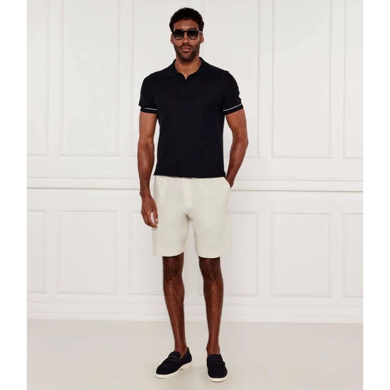 BOSS BLACK Ľanové šortky P-Peter-RDS-S-WG-252 | Relaxed fit 63034140