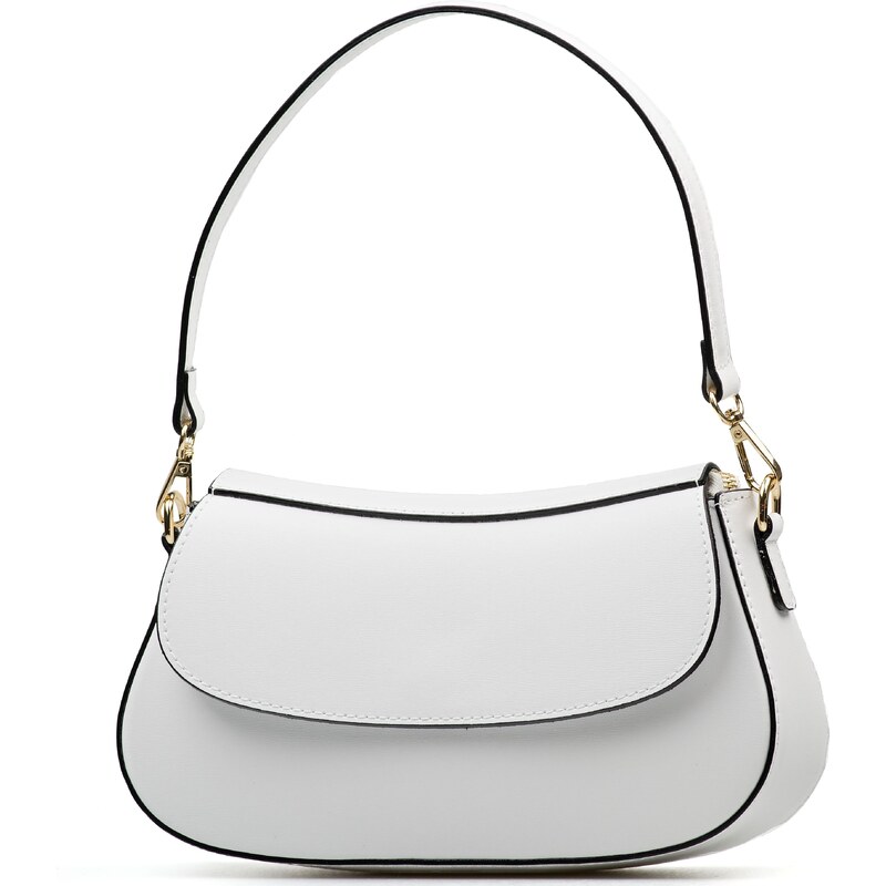 Blaire Unikát kožená crossbody kabelka Bea biela 64988251