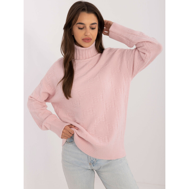 ITALY MODA Svetloružový rolák so vzormi AT-SW-2342-1.35-light pink 57956126