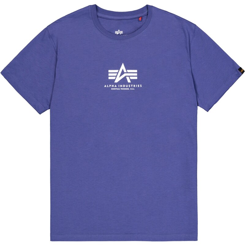 ALPHA INDUSTRIES Tričko modrofialová / biela 63067162