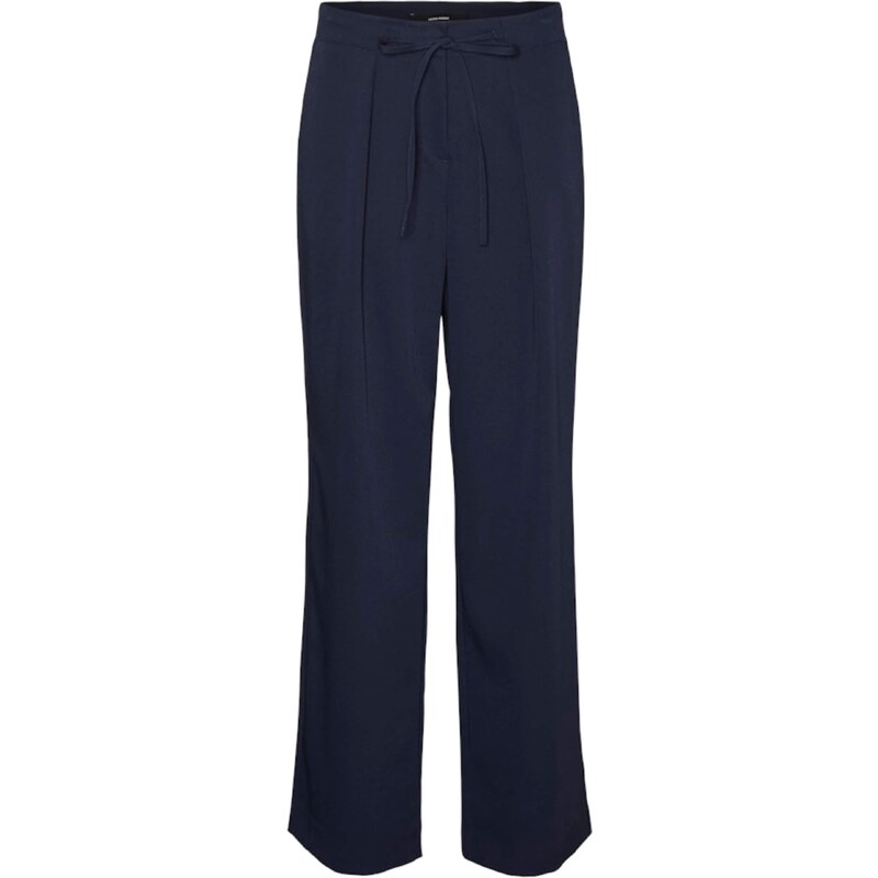 VERO MODA Plisované nohavice Isolde námornícka modrá 62829018